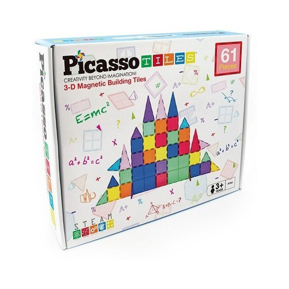 Pt61 5 Estilos, 61 Piezas Juguetes Magneticos Picasso Tiles