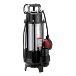 Bomba Submersa Limpa Fossa Esgoto Água Suja Inox 1hp 750w Voltagem 127V