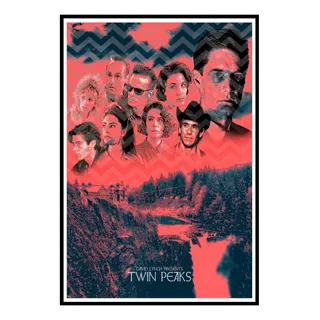 Cuadro Premium Poster 33x48cm Twin Peaks
