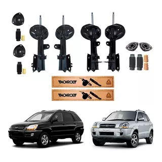 Kit 04 Amortecedores Hyundai Tucson Kia Sportage Monroe 