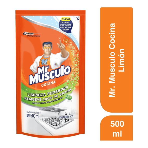 Mr Musculo Antigrasa Repuesto - L a $13