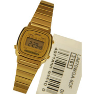 Reloj Casio Retro La670wga-9d Para Dama Elegante Dorado
