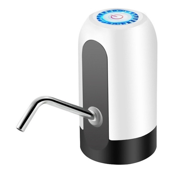 Bomba Dispensador De Agua Automatico Portátil Color Blanco/Negro
