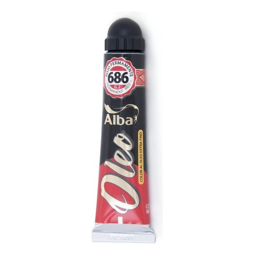 Oleos Alba X60 Ml Profesional Grupo 2- 13 Colores Color del óleo 686 ROJO PERMANENTE