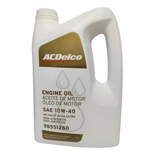 Acdelco Mineral 10w-40 4 L Semi Sintetico