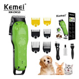 Máquina Para Afeitar Mascota Perros Recargable Kemei