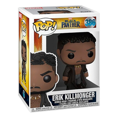 Funko Pop Figura Coleccionable Marvel Black Panther Erik