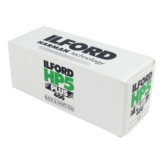 Película fotográfica negativa en blanco y negro Ilford Hp5 400 120