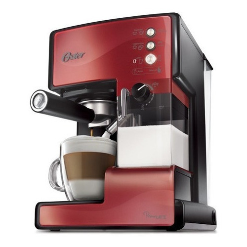 Cafetera Express Oster 6601 Prima Latte Capuccino Color Rojo 220V