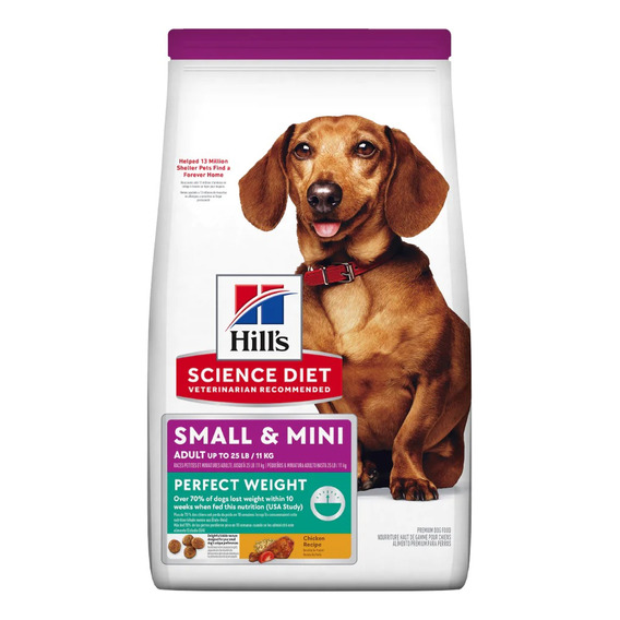 Alimento Hill's Perfect Weight Perro Adulto Contenido 6.7kg