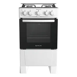 Fogão 4 Bocas Branco com Mesa Inox Atlas Mônaco Plus Bivolt 127V/220V no Mercado Livre com oferta e cupom de desconto