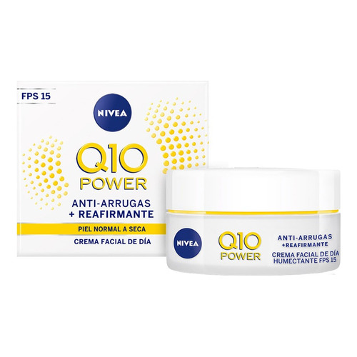 Crema Facial Antiarrugas Q10 Power Nivea Día Spf20 50ml Tipo de piel Piel Normal a Seca