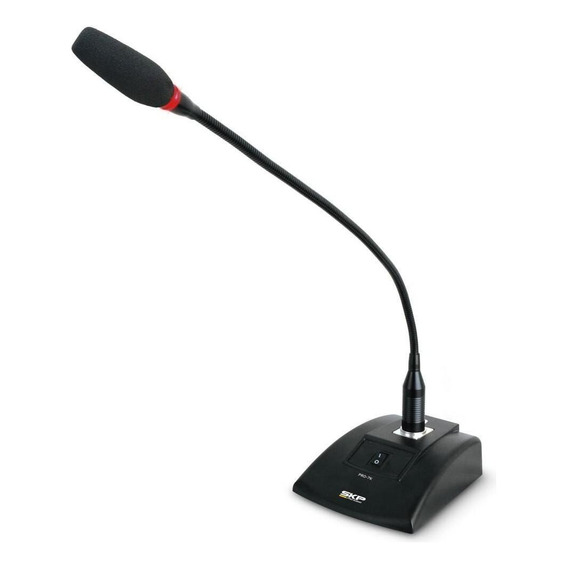 Micrófono SKP Pro Audio PRO-7K Condensador Cardioide color negro