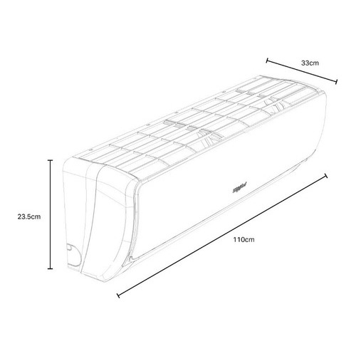 Aire acondicionado Whirlpool  mini split inverter  frío 22000 BTU  blanco 220V SWA3228Q