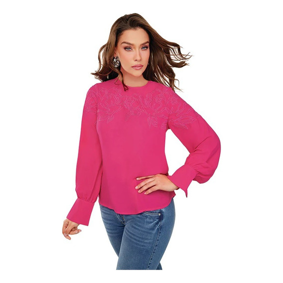 Blusa Casual Mujer Rosa 912-22