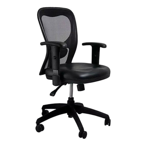 Silla de escritorio Portantino Citiz ergonómica  negra con tapizado de mesh