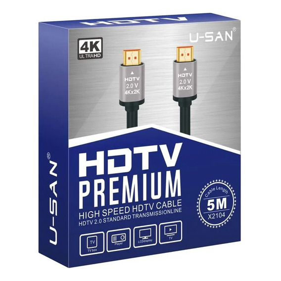 Cable Hdmi 10 Metros 4k Ultrahd Premium Version 2.0