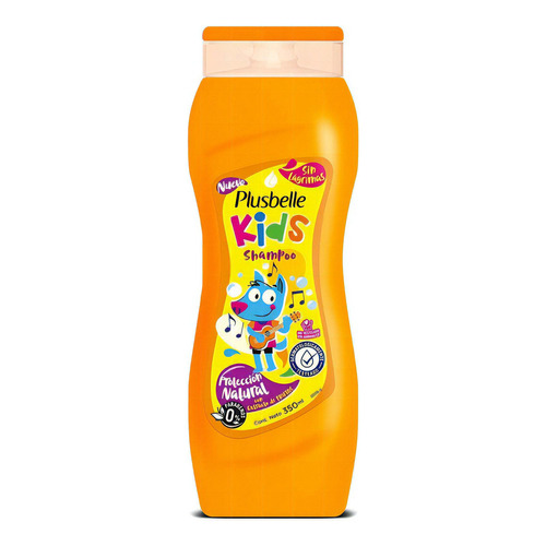 Shampoo Kids Con Extracto De Frutas Plusbelle 350ml Fórmula Protección Natural