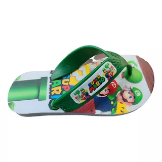 Chinelo Infantil Menino Super Mario Bros Antiderrapante