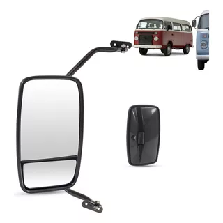 Espelho Retrovisor Vw Kombi Clipper 76/ Bipartido C/braço