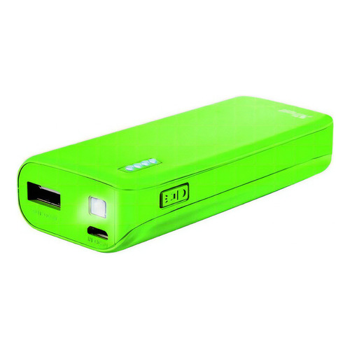 Power Bank Trust Primo 4400 Bateria Celular Linterna Green