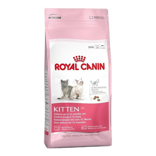 Alimento Royal Canin Feline Health Nutrition Kitten 36 para gato de temprana edad sabor mix en bolsa de 2 kg