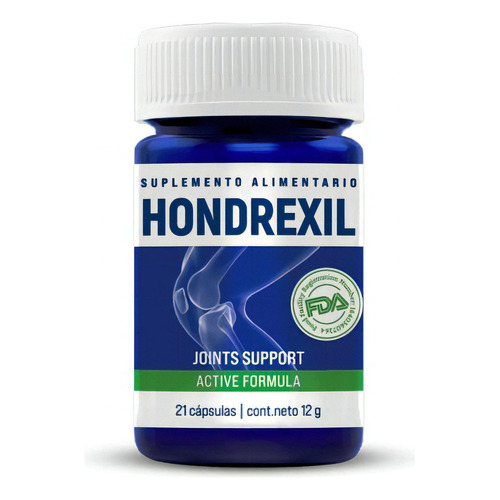 Suplemento en cápsula Hondrexil  Premium vitaminas sabor neutro en frasco de 12mL 21 un
