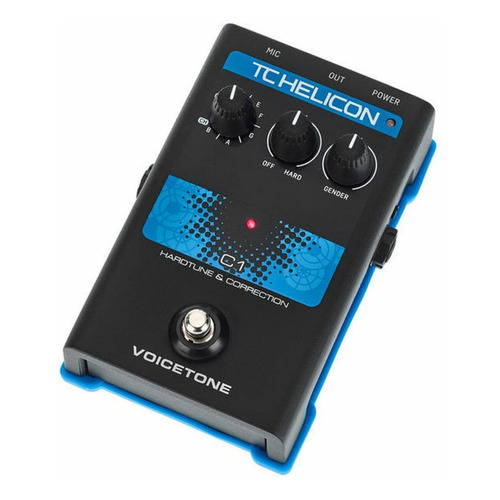 Tc Helicon Voicetone C1 - Pedal Efectos + Garant. Tnda Ofic. Color Negro