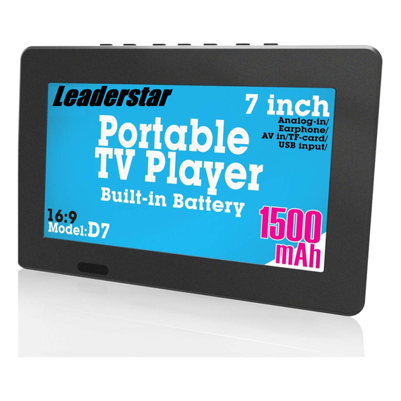  Pantalla portátil Leadstar D07 LED 7" 110V/240V