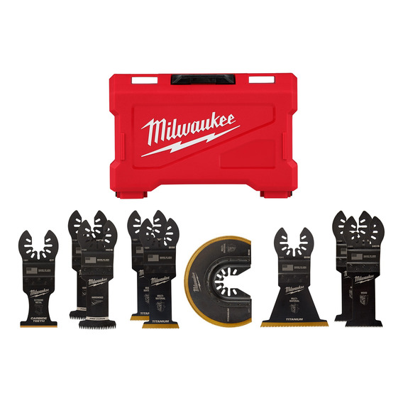 Milwaukee Set 9 Hojas Sierra Oscilante Multiuso 49-10-9113