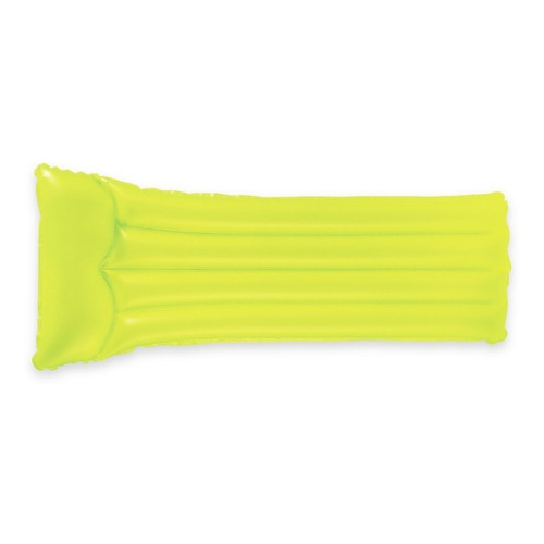 Flotador Colchon Inflable Almohadilla Piscina Verde Intex