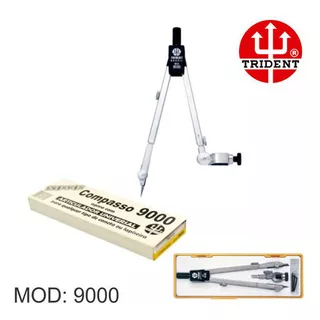 Compasso Técnico Profissional Completo Mod. 9000 - Trident