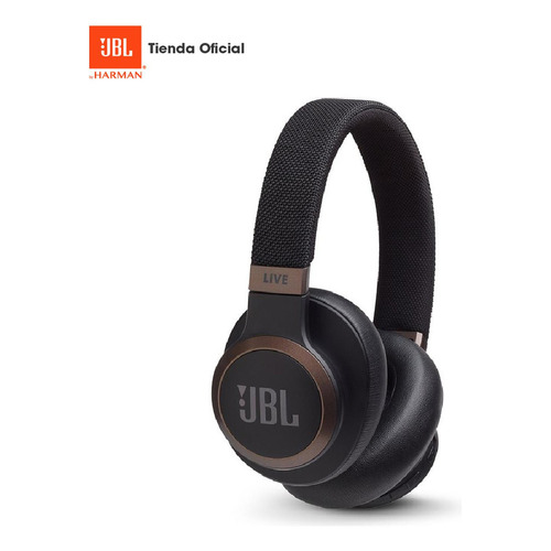 Audífonos Jbl Live 650btnc Bluetooth Cancelación Ruido Negro
