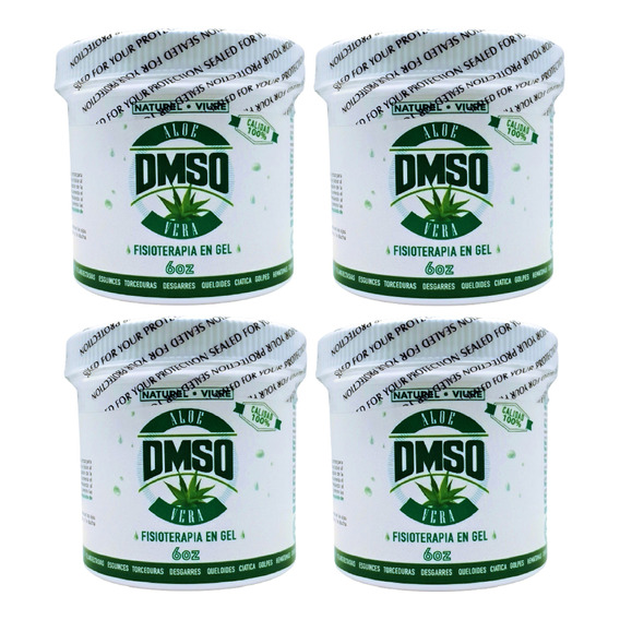  4 Gel Dmso 70% Aloe Vera 30% 6oz  180 Gms