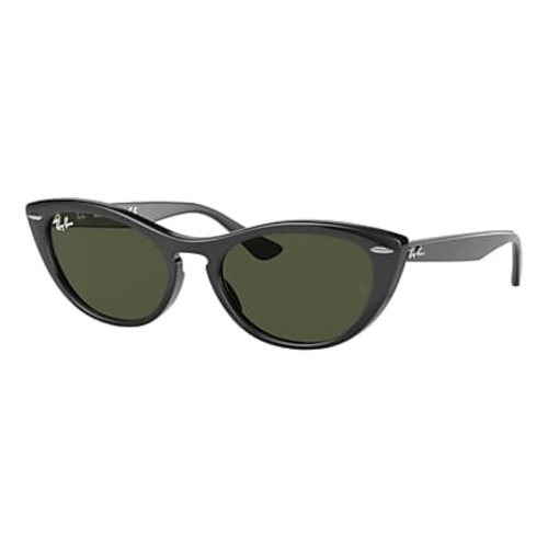 Ray-Ban Wayfarer Nina RB4314N - Green - Clásica - Polished black - Propionato - Polished black - Propionato - Medium