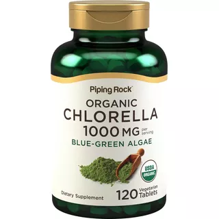 Chlorella 1000mg Suplemento Organico 120 Tabletas