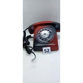 Telefone Ericsson DLG Rajado Preto/vermelho  Disco Ano 70 80
