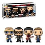 Funko Pop U2 Bono Adam The Edge Larry Pack 4 Pop! ¡es Genial, U2!