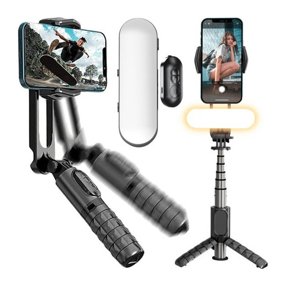 Gimbal Para Celular Cámara Bluetooth + Trípode + Palo Selfie