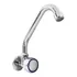 Grifo Metalico Para Pileta Brazo Bajo Lh-807 Acabado Brillante Color Plateado