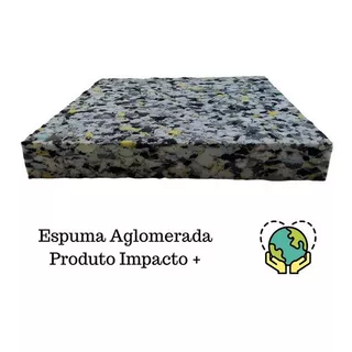 Espuma Aglomerada Ag70 40x40x5cm Para Estofado Sofá Cadeira