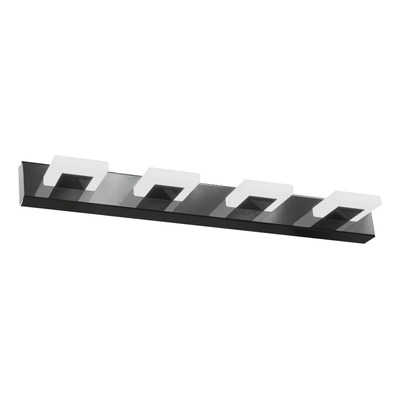Aplique Pared 4 Luces Led Acero Cromo Deco Moderno Tz