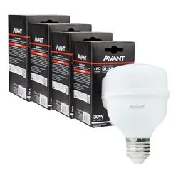 Kit 4 Lâmpada Led Bulbo 30w E27 Luz Branco High Power Avant no Mercado Livre com oferta e cupom de desconto