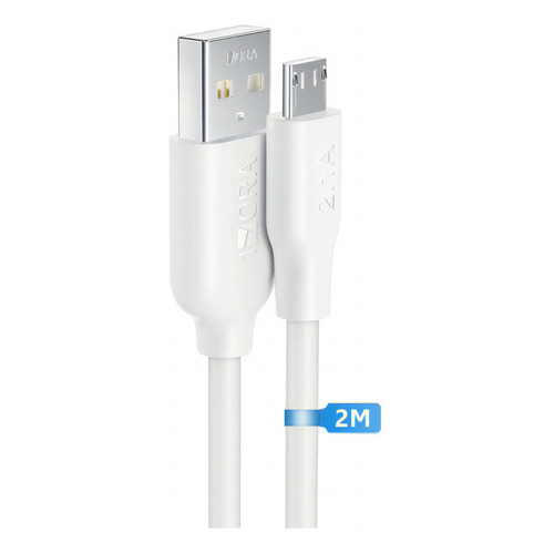 1Hora CAB245 USB a V8 Color Blanco