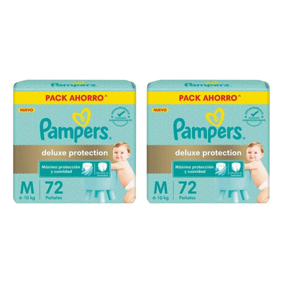 2 Pack Pampers Deluxe Protection Todos Los Talles