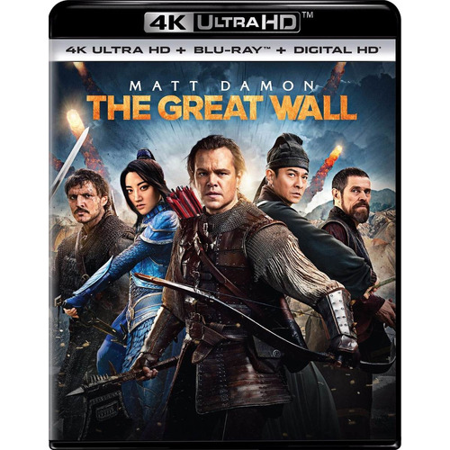 4K Ultra Hd + Blu-ray THe Great Wall / La Gran Muralla