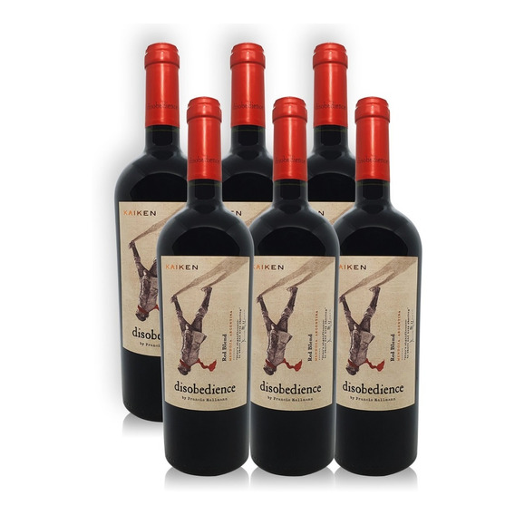 Vino Kaiken Disobediente Red Blend Caja X6u 750ml Mendoza