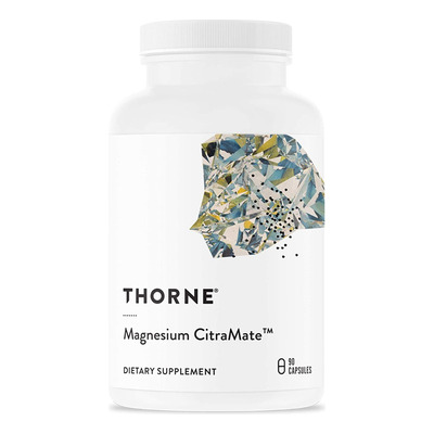 Thorne Research Citramato De Magnesio Carbohidratos 90 Cáp Sabor Sin Sabor