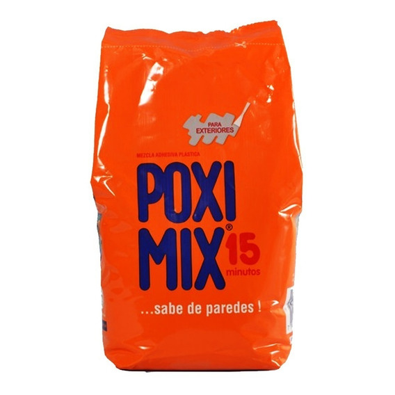 Poximix 15 Minutos Uso Exterior Poxipol X 1,25 Kgs. Gris