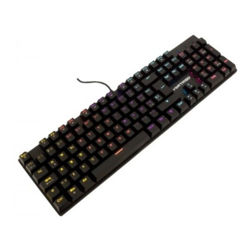 Teclado Mecánico Gamer Vortred V-930440 - Negro, Rgb /v Color del teclado Negro